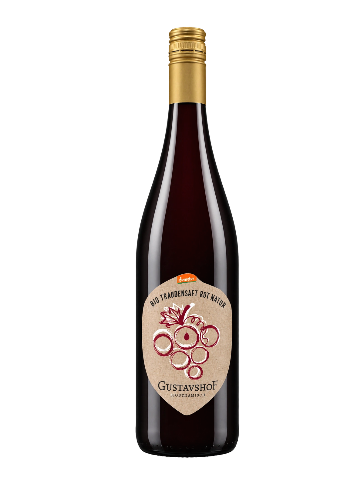 Gustavshof TraubePur Bio - rot 730 ml
